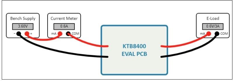 Application Circuit Diagram - Kinetic Technologies KTB8400AEDAA-MMEV01 Evaluation Kit
